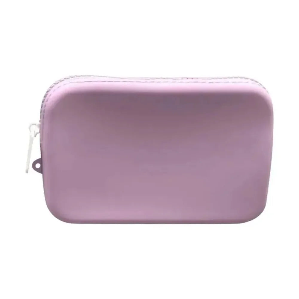 Cute Silicone Coin Bag Solid Color Large-Capacity Zip Bag Waterproof Beach Bag Pendant Eva Beach Bag