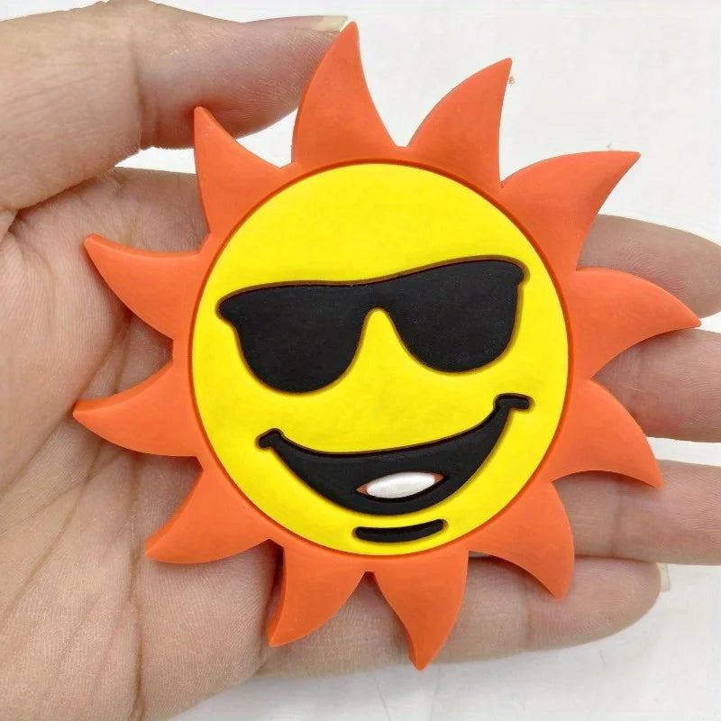 8pcs/set Cartoon Charm Inserts For Beach Bag, Soft Accessories, Beach Bag Tote Handbag Decoration