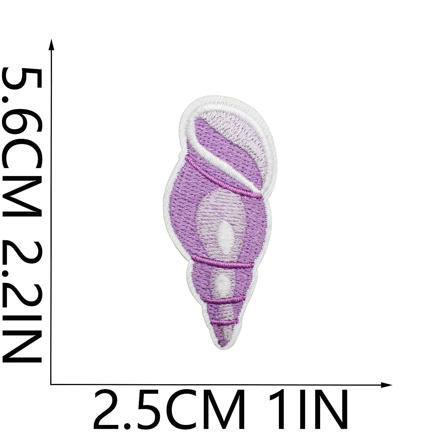 10PCS Marine Creature Embroidered Patches Iron On Patches For Clothes DIY Shark Dolphin Patch Jellyfish Conch Octopus Patch