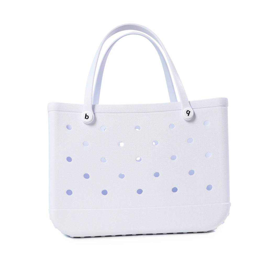 Beach Bag Tote Silicone Basket Waterproof Travel Jelly Handbag Women Picnic Basket Multi-Purpose Croc Handbag Shopping Bags