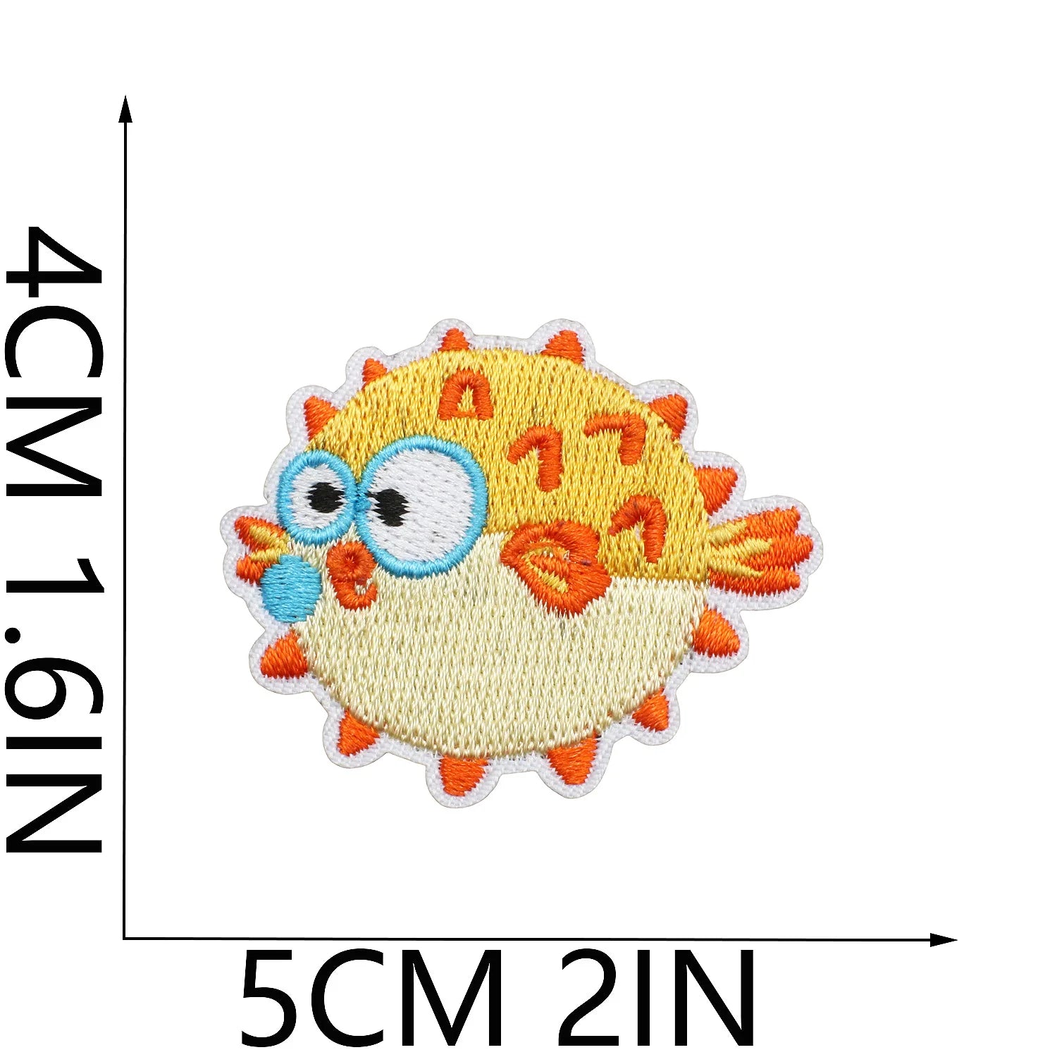 10PCS Marine Creature Embroidered Patches Iron On Patches For Clothes DIY Shark Dolphin Patch Jellyfish Conch Octopus Patch