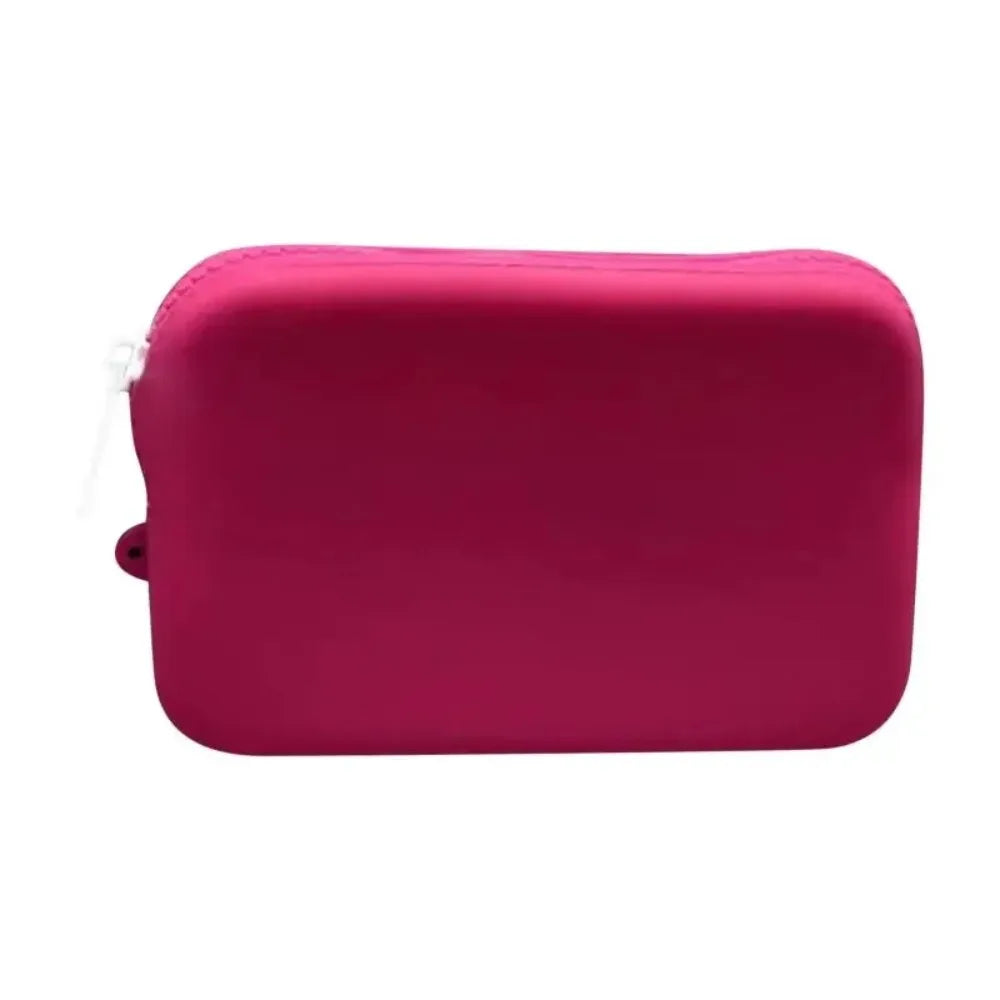 Cute Silicone Coin Bag Solid Color Large-Capacity Zip Bag Waterproof Beach Bag Pendant Eva Beach Bag