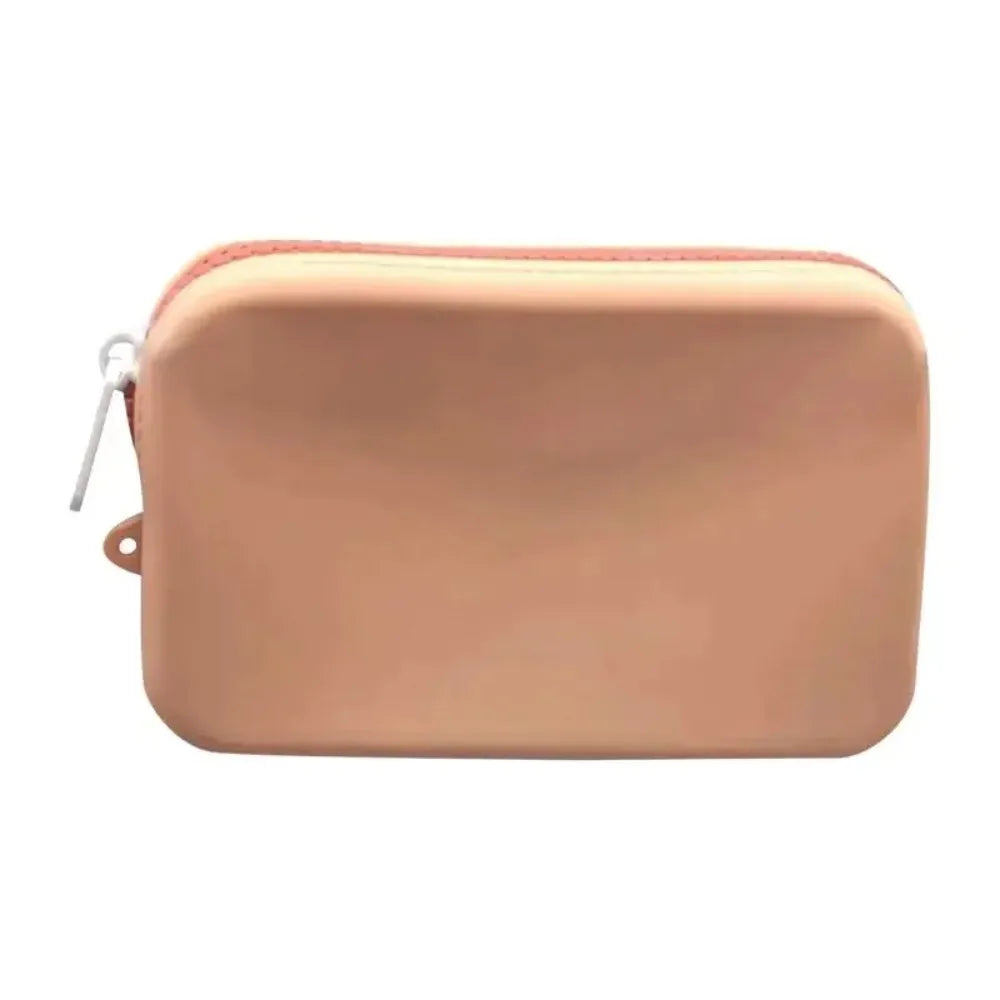 Cute Silicone Coin Bag Solid Color Large-Capacity Zip Bag Waterproof Beach Bag Pendant Eva Beach Bag