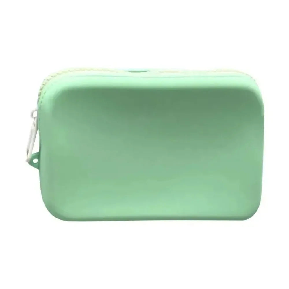 Cute Silicone Coin Bag Solid Color Large-Capacity Zip Bag Waterproof Beach Bag Pendant Eva Beach Bag
