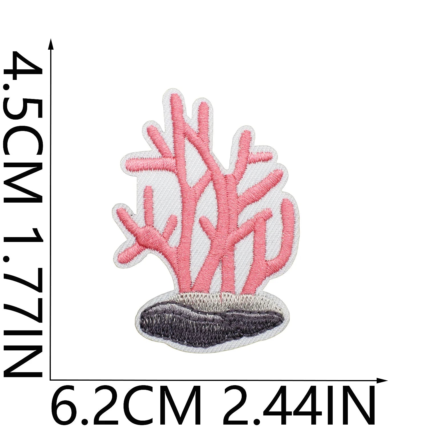 10PCS Marine Creature Embroidered Patches Iron On Patches For Clothes DIY Shark Dolphin Patch Jellyfish Conch Octopus Patch
