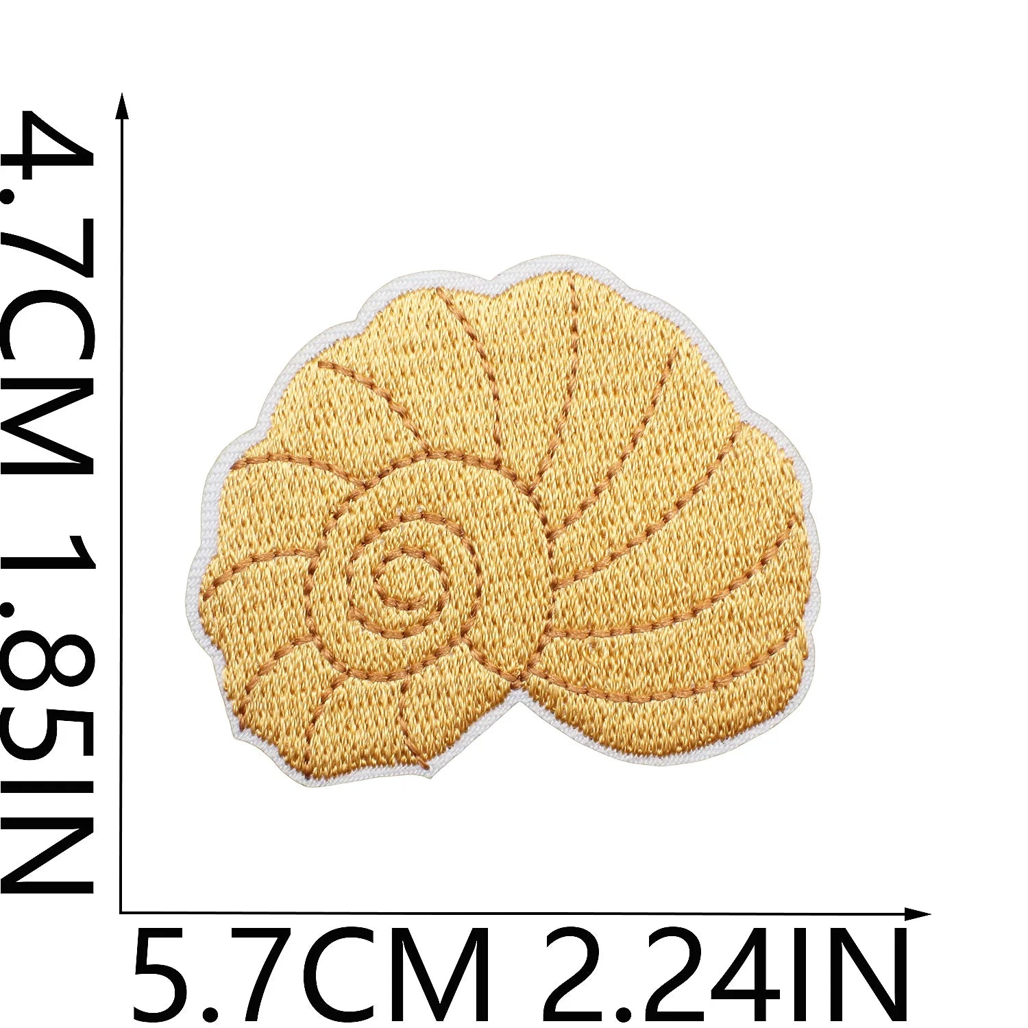 10PCS Marine Creature Embroidered Patches Iron On Patches For Clothes DIY Shark Dolphin Patch Jellyfish Conch Octopus Patch